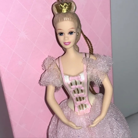 VINTAGE 90s Barbie Doll Sugar Plum Fairy Ballerina Nutcracker Avon Ornament - Picture 3 of 11